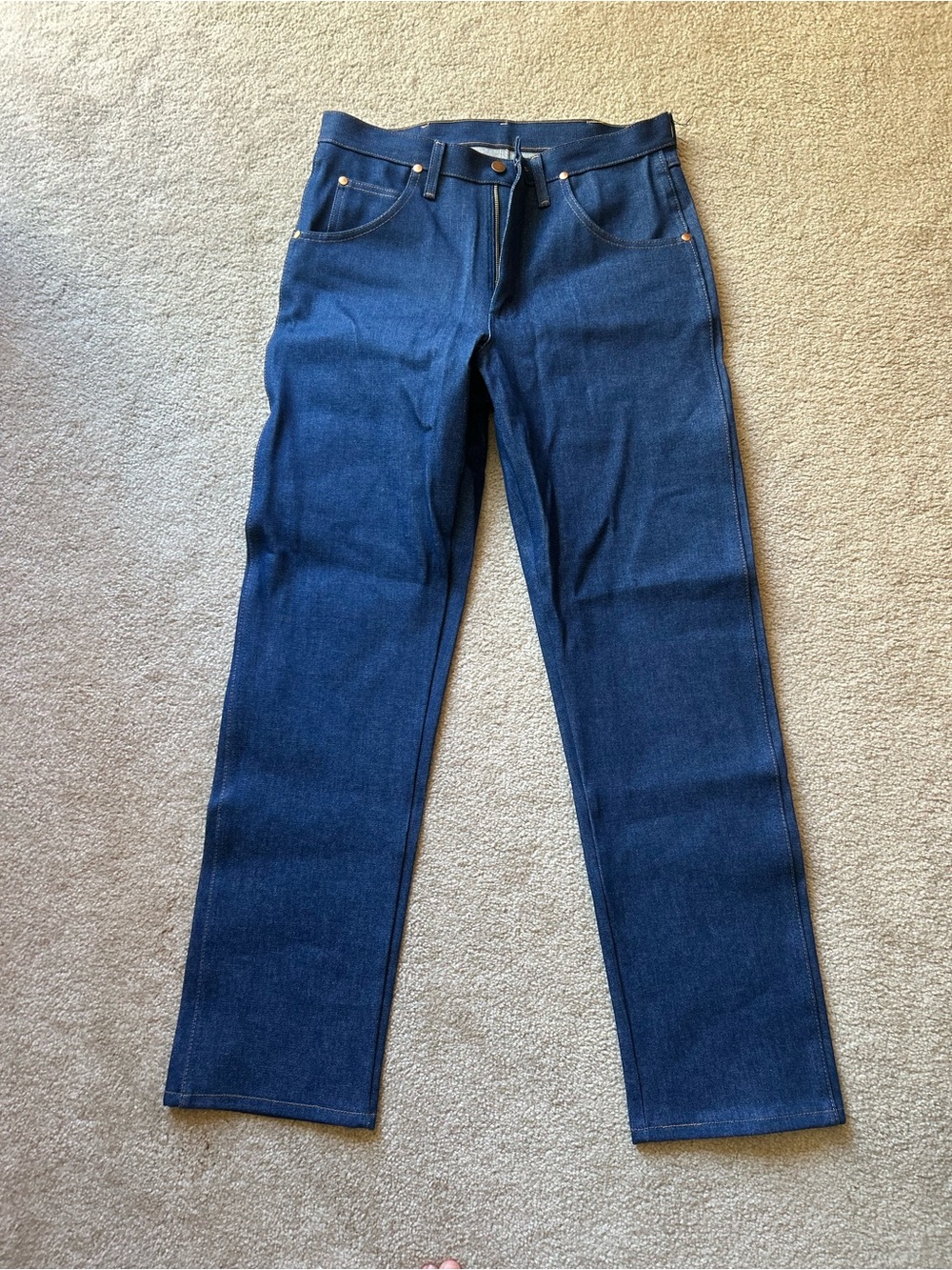 Wrangler Men's Indigo Straight Jeans